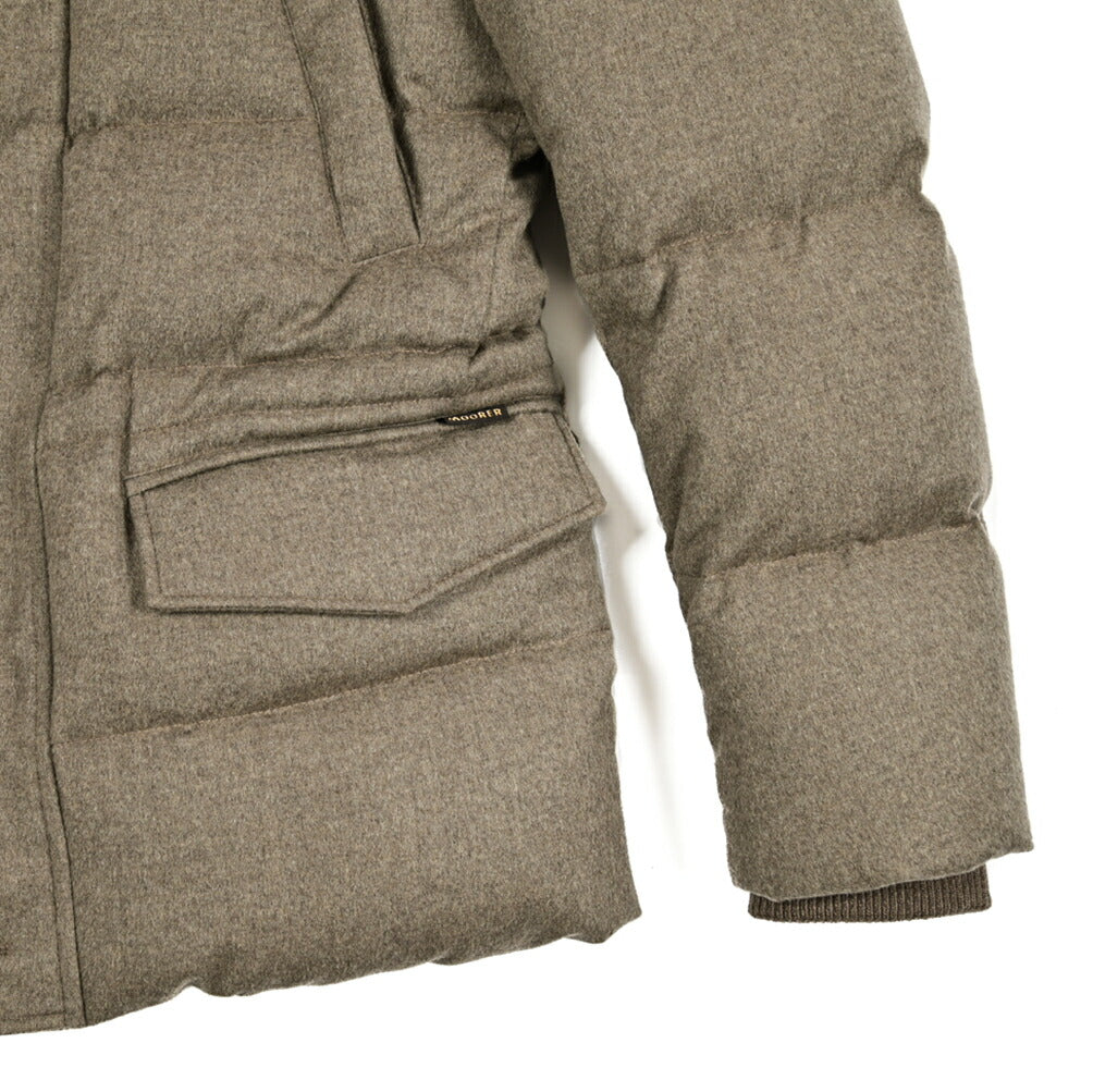 MOORER "PHILIP-IL" カシミヤ100% ファーフード付きダウンジャケット (Loro Piana RAIN SYSTEM)