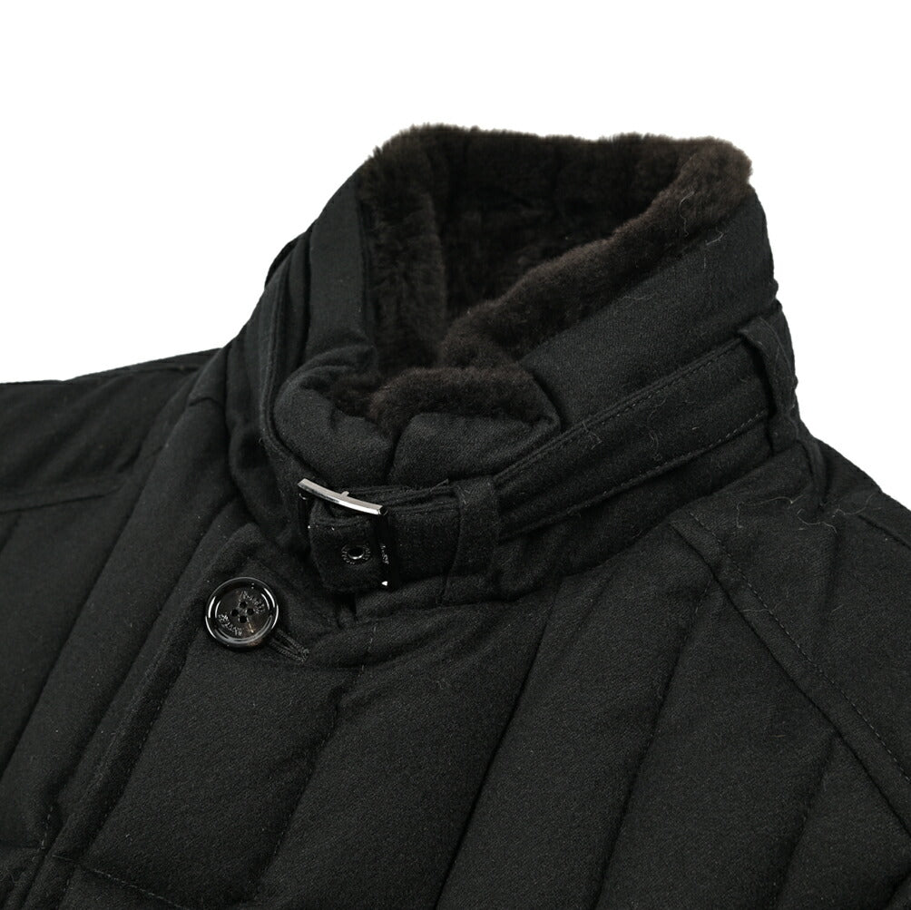 MOORER "MORRIS-IL" カシミヤ100% スタンドカラーダウンコート (Loro Piana STORM SYSTEM)