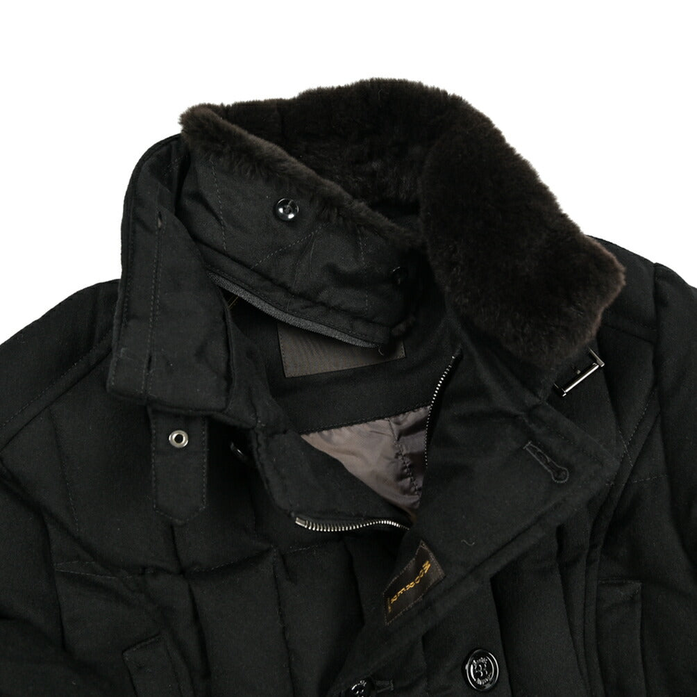 MOORER "MORRIS-IL" カシミヤ100% スタンドカラーダウンコート (Loro Piana STORM SYSTEM)