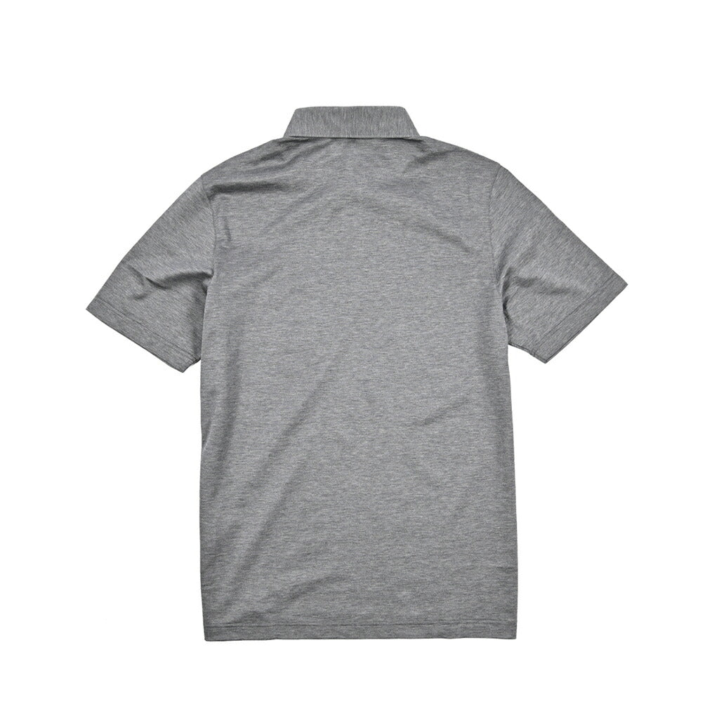 SALE|GRAN SASSO コットン100% 鹿の子ポロシャツ