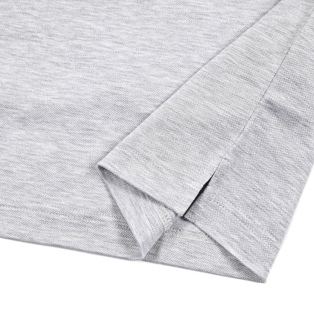 SALE|GRAN SASSO コットン100% 鹿の子ポロシャツ