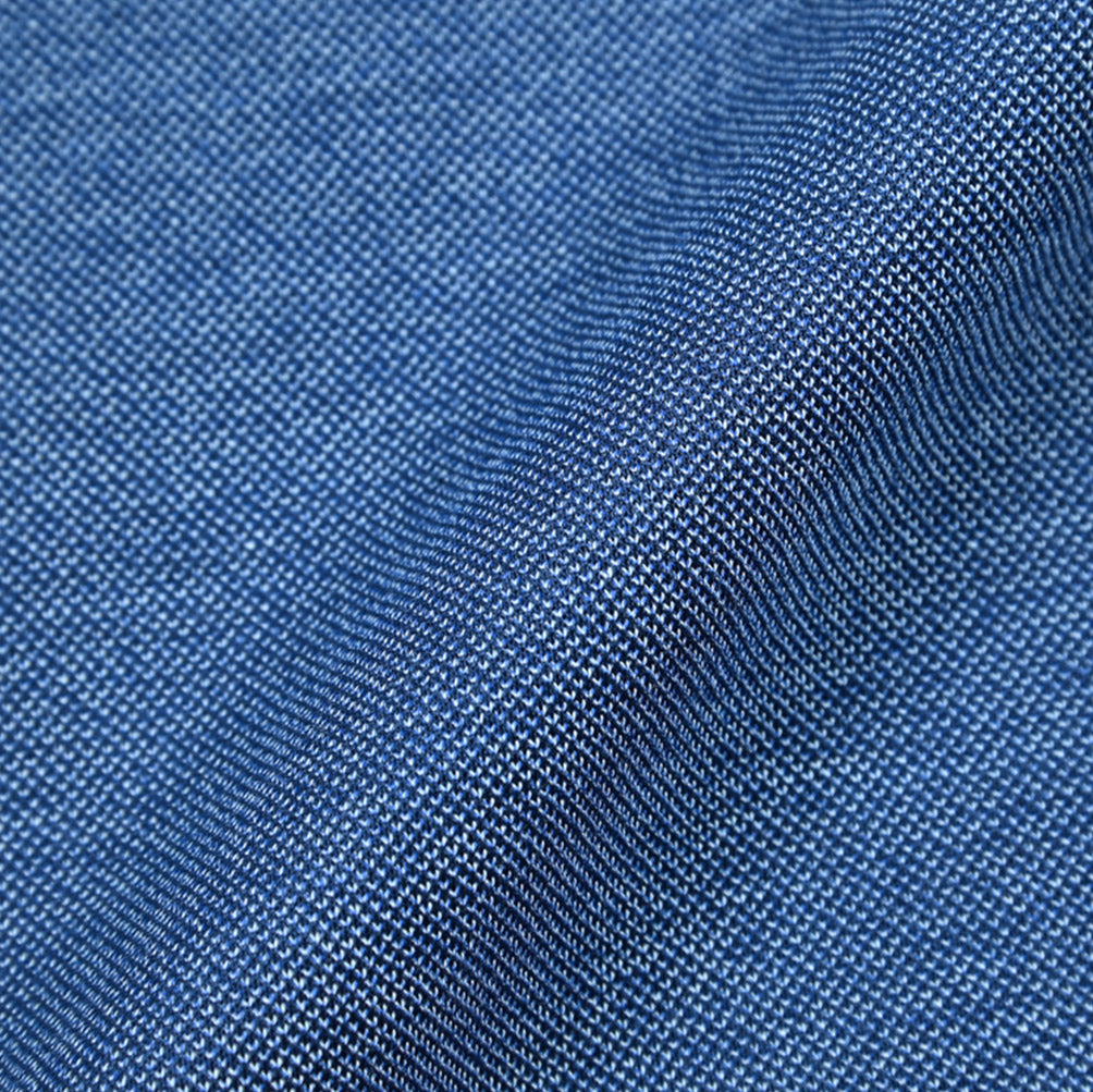 SALE|GRAN SASSO コットン100% 鹿の子ポロシャツ