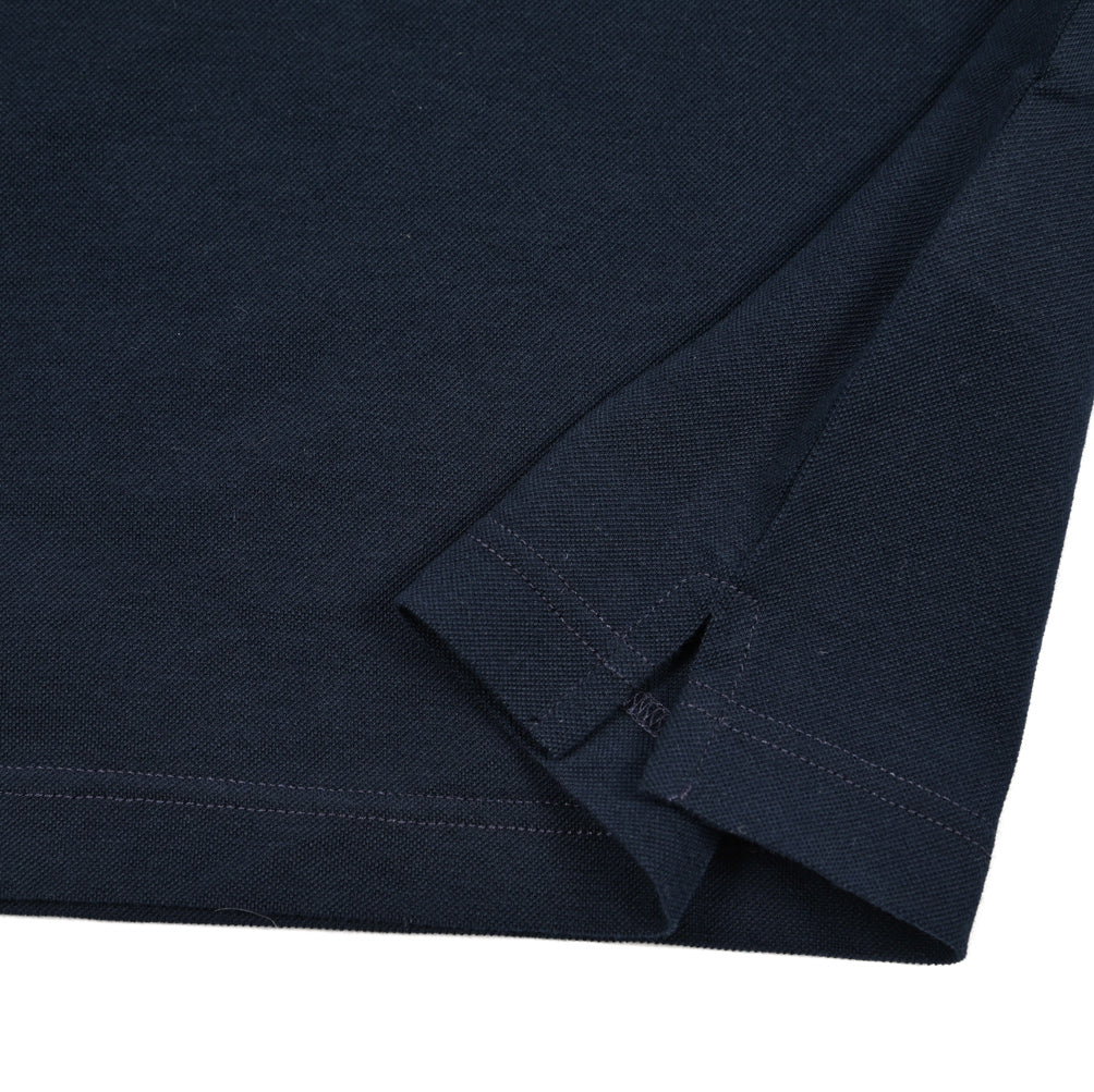 SALE|GRAN SASSO コットン100% 長袖ジャージーポロシャツ