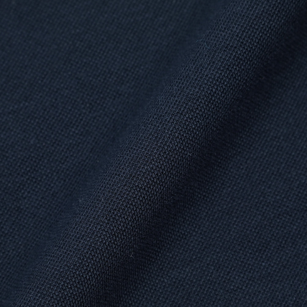 SALE|GRAN SASSO コットン100% 長袖ジャージーポロシャツ