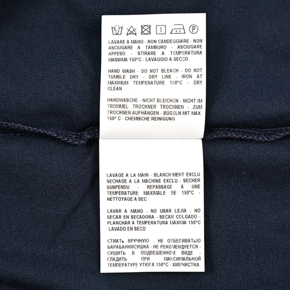 SALE|GRAN SASSO コットン100% 長袖ジャージーポロシャツ