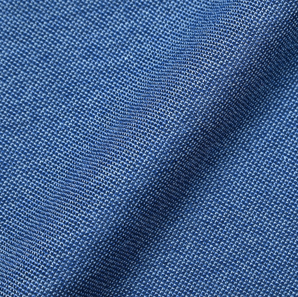 GRAN SASSO コットン100% 鹿の子ポロシャツ