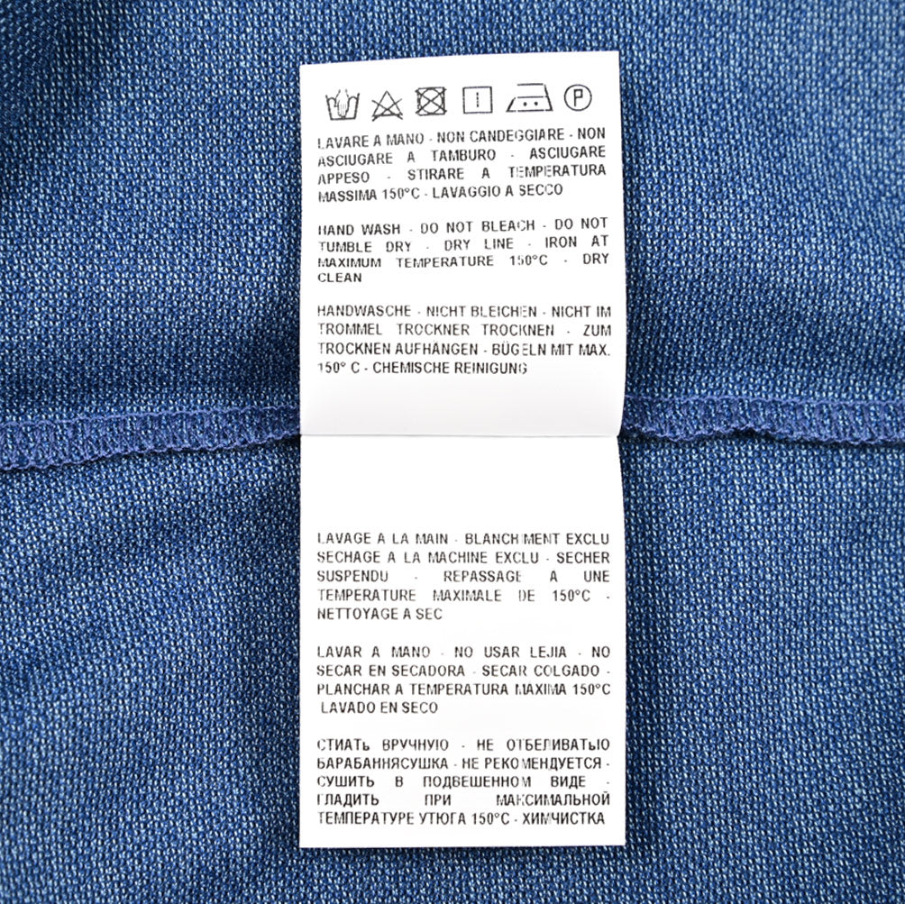 GRAN SASSO コットン100% 鹿の子ポロシャツ