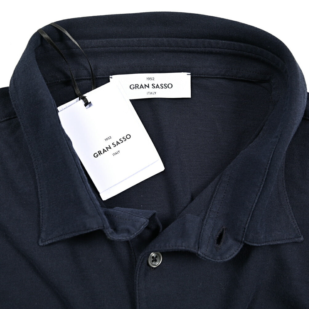 GRAN SASSO コットン100% 半袖ポロシャツ