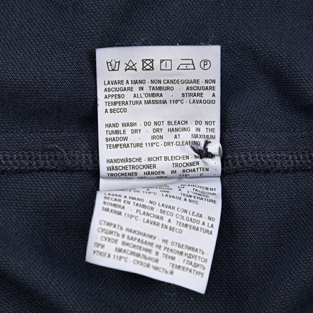 GRAN SASSO コットン100% 鹿の子ポロシャツ (製品染め)