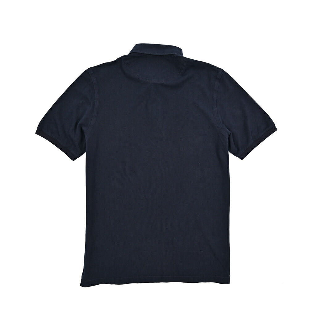 GRAN SASSO コットン100% 鹿の子ポロシャツ (製品染め)