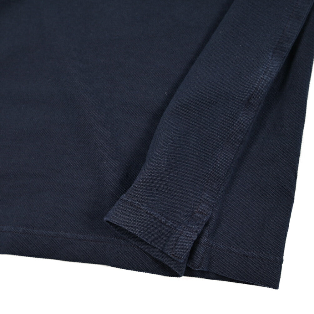 GRAN SASSO コットン100% 鹿の子ポロシャツ (製品染め)
