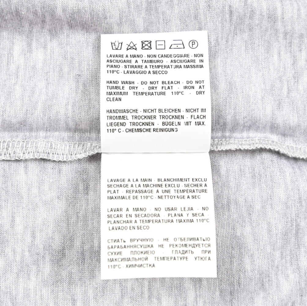 GRAN SASSO コットン100% クルーネック半袖Tシャツ