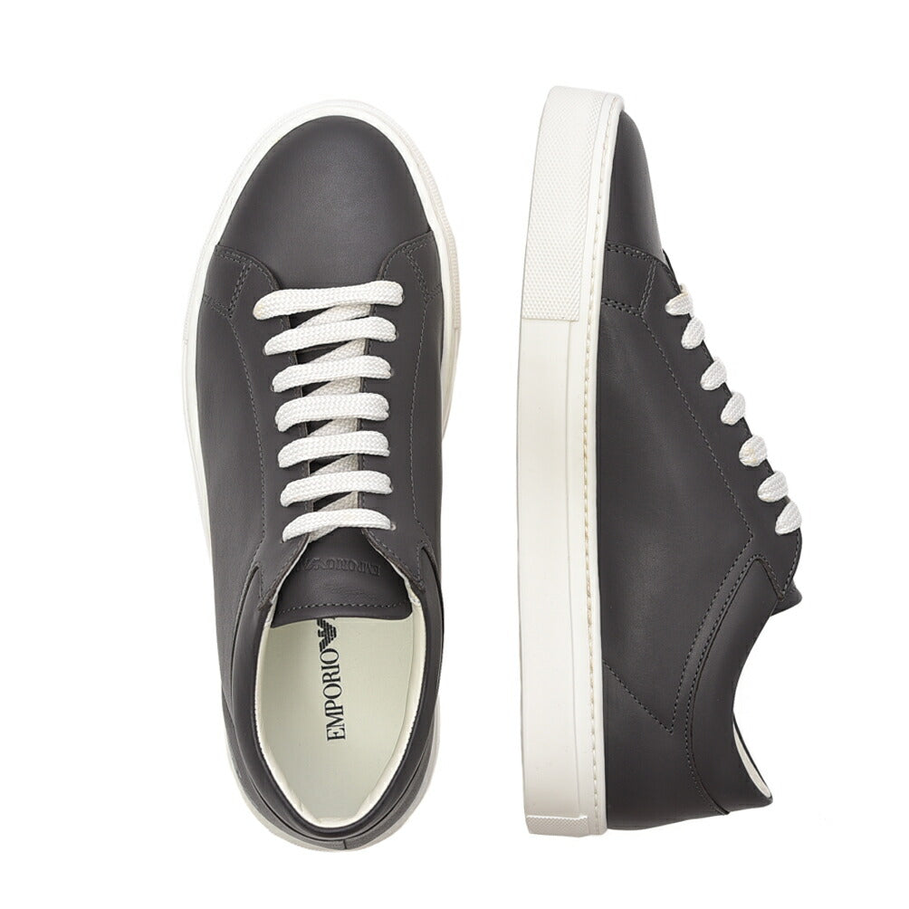 EMPORIO ARMANI カーフレザースニーカー