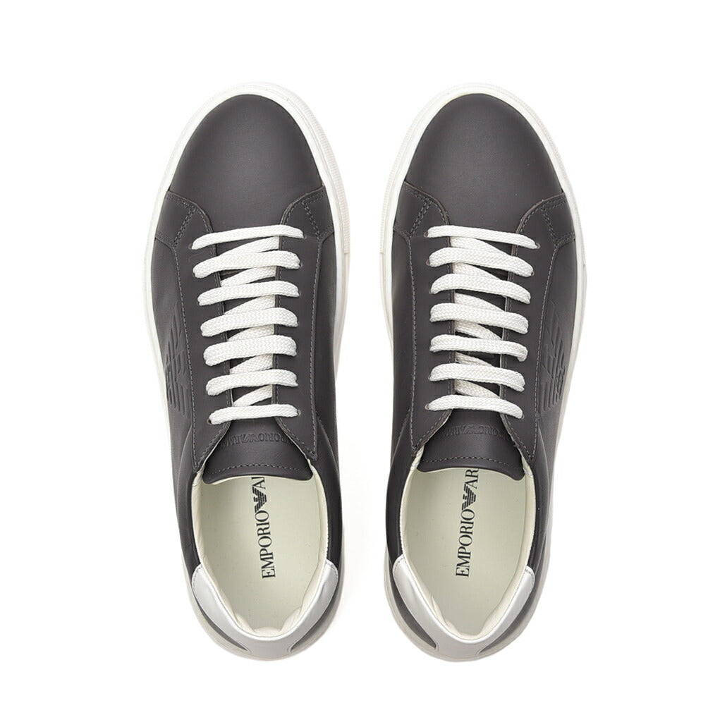 EMPORIO ARMANI カーフレザースニーカー