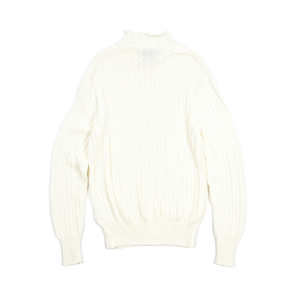PT TORINO コットン100% モックネックニットセーター