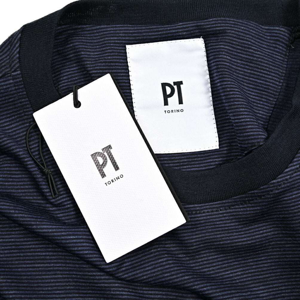 PT TORINO ヴァージンウール100% 半袖Tシャツ