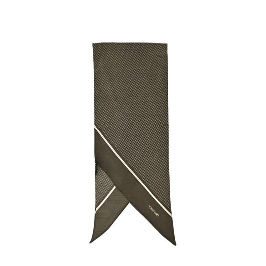 TOM FORD シルク100% ドット柄ポケットチーフ