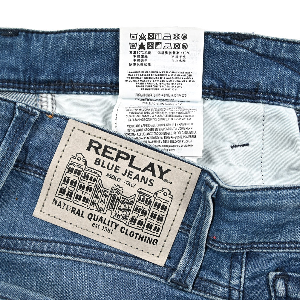 Pre WINTER SALE|REPLAY RIK ストレッチデニム スリムフィットジーンズ / M914Y