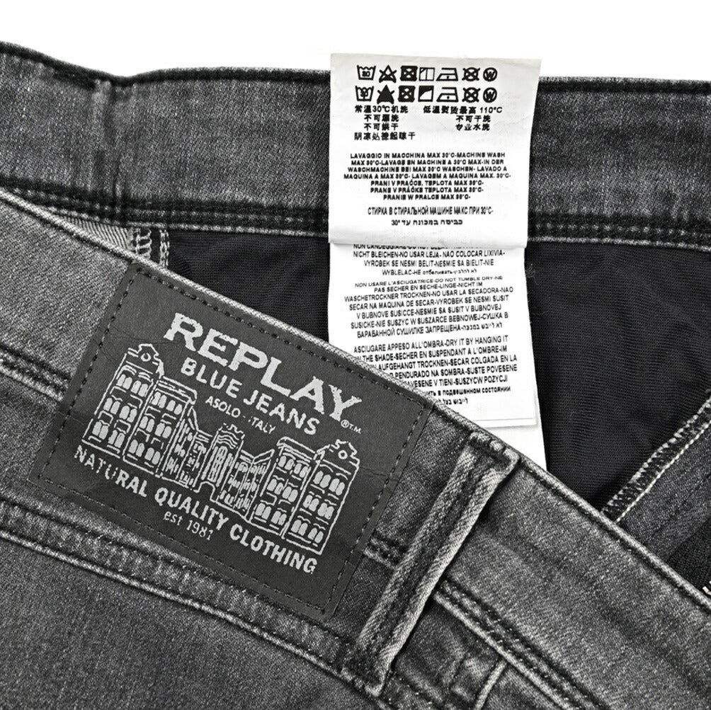 Pre WINTER SALE|REPLAY FAABY ストレッチデニム フレアクロップドジーンズ / M914Y