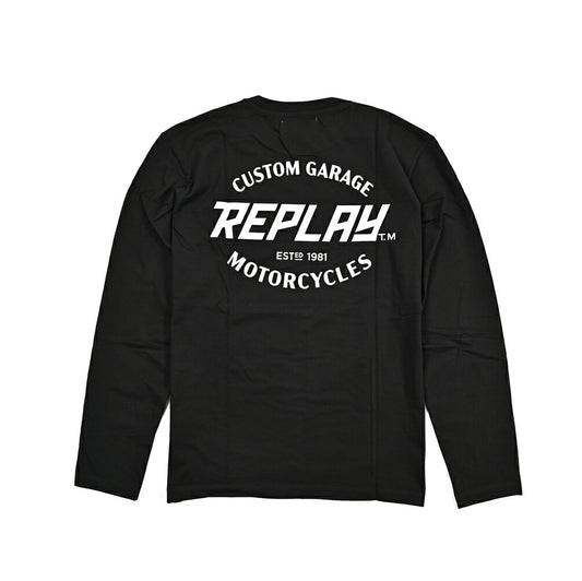 REPLAY コットン100% 長袖Tシャツ