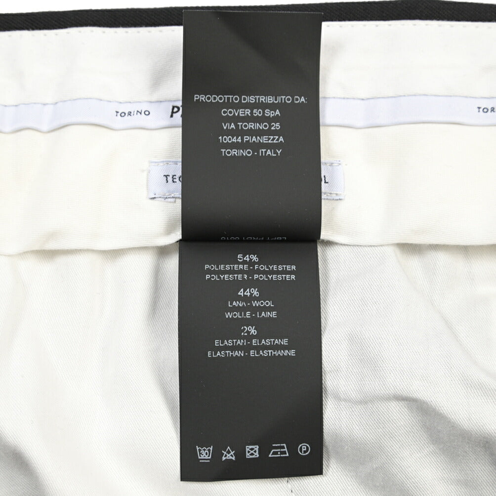 PT TORINO “MASTER FIT” 高機能ストレッチウール ワンタックスラックス / TECHNO WASHABLE WOOL