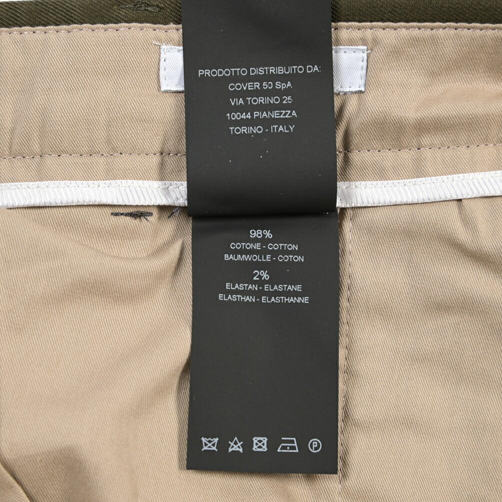 PT TORINO Edge “UNDICI” ストレッチコットン ワンタックパンツ