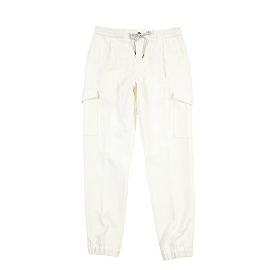 PT TORINO “SOFT FIT” ビスコース混 ドローコード付ワンタックカーゴパンツ