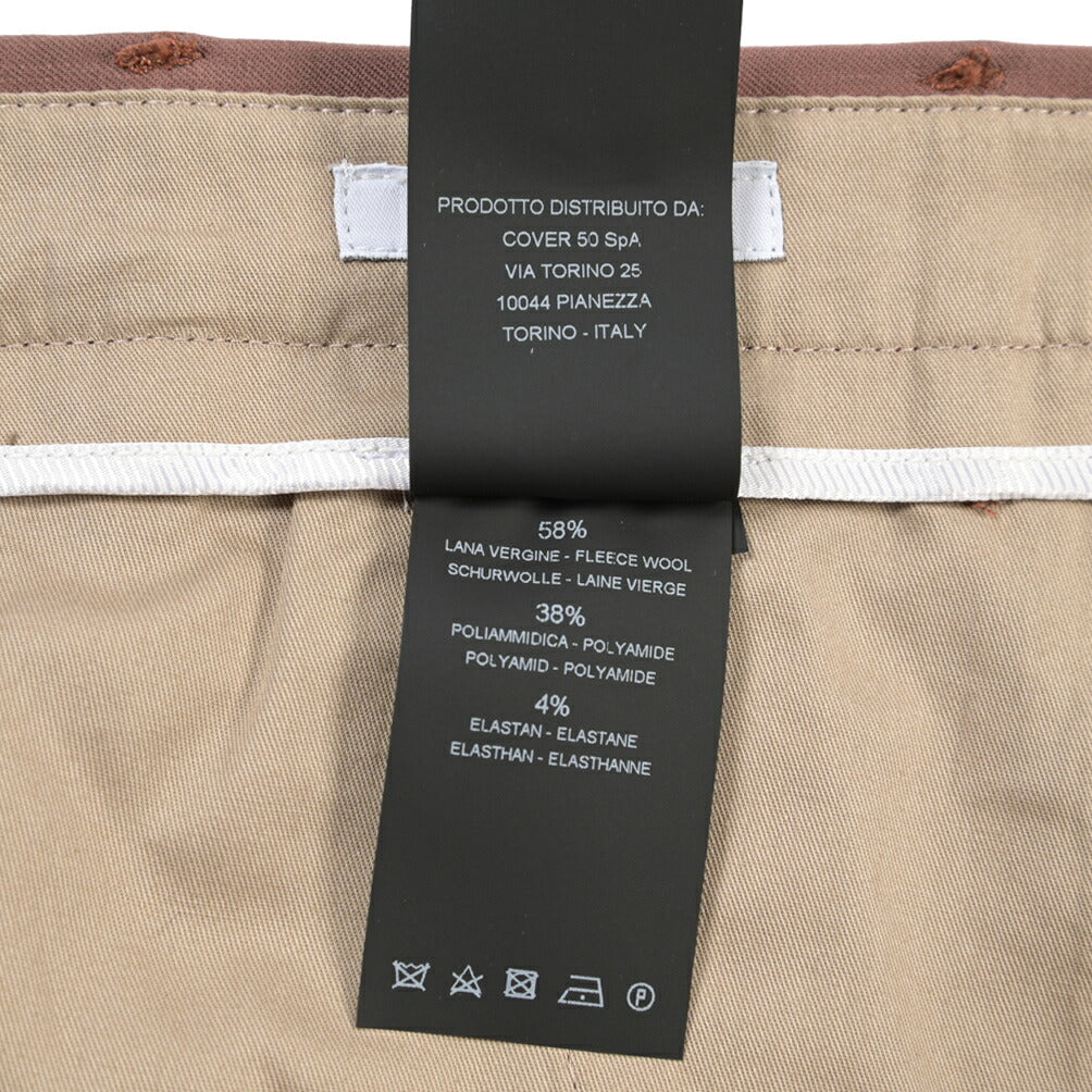 PT TORINO Edge “DICIANNOVE” ナイロン混ウール ツータックスラックス