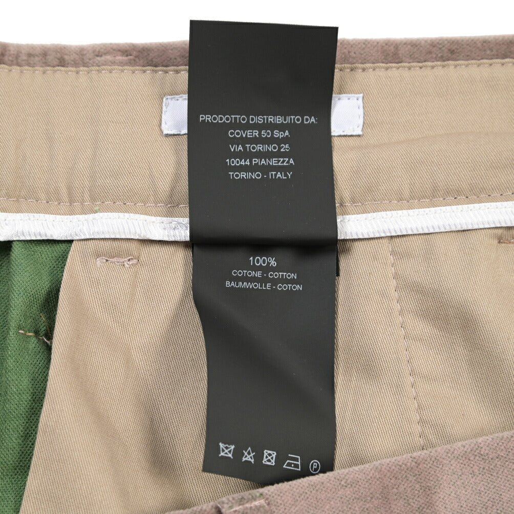 PT TORINO Edge “QUINDICI” コットン100% ベルベットワイドスラックス