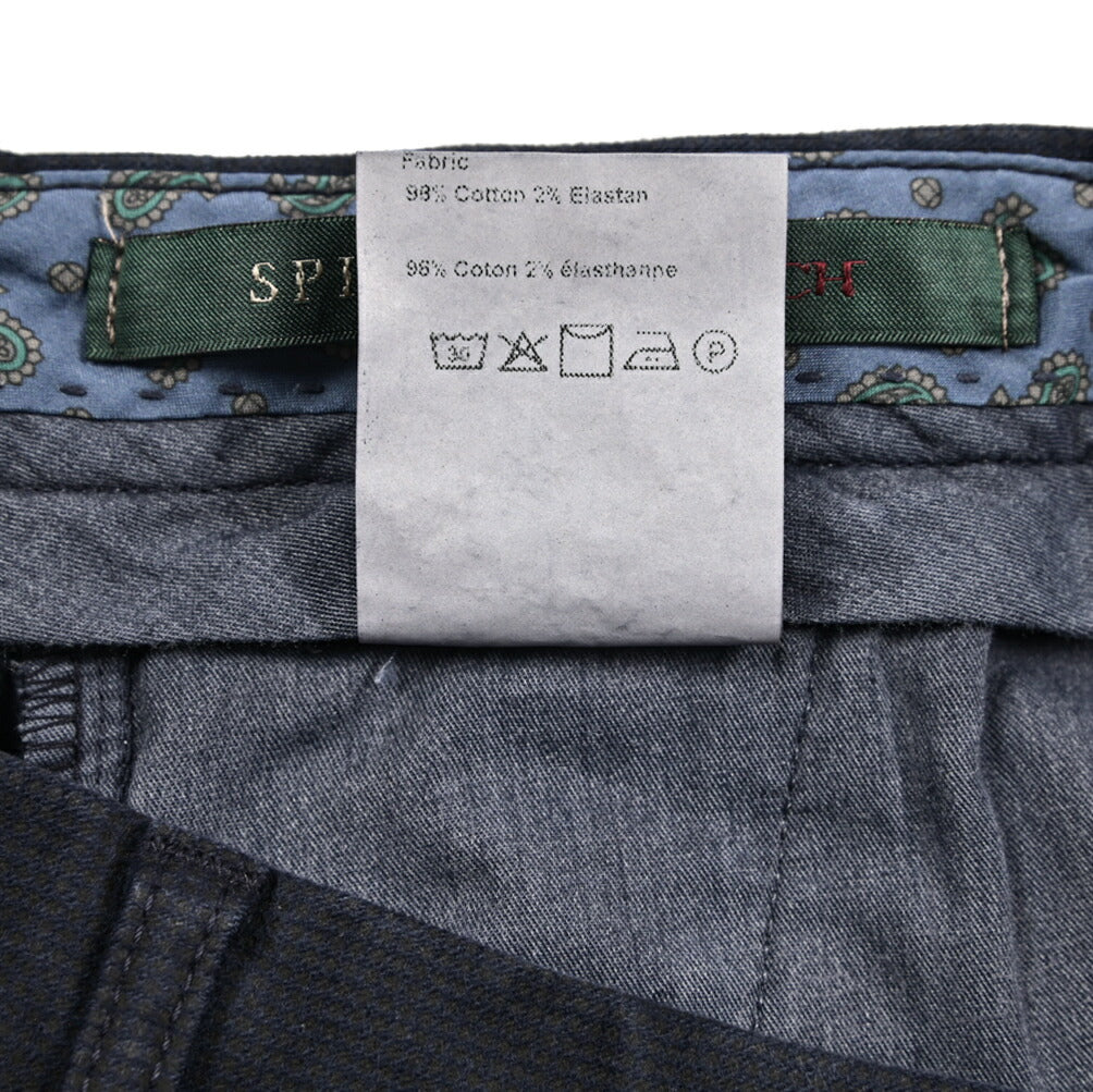 BERWICH “SC SLIM-GD” ストレッチコットン ノータックチノパンツ