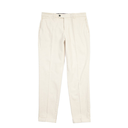 BERWICH “YRETRO-GD” ストレッチコットン ノータックチノパンツ