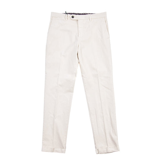 BERWICH “YRETRO-GD” ストレッチコットン ノータックチノパンツ