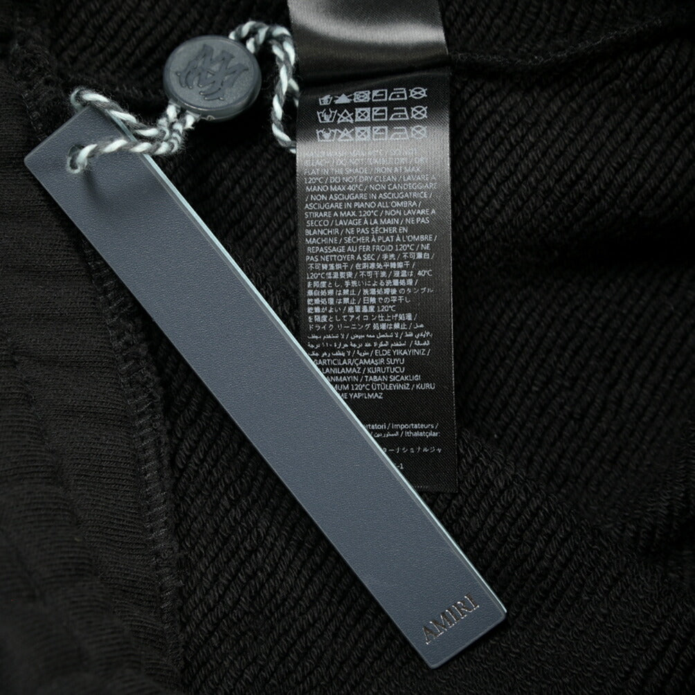 26-27AW AMIRI “RELAXED PULL ON SWEATSHORT” コットン100% スウェットロゴショーツ
