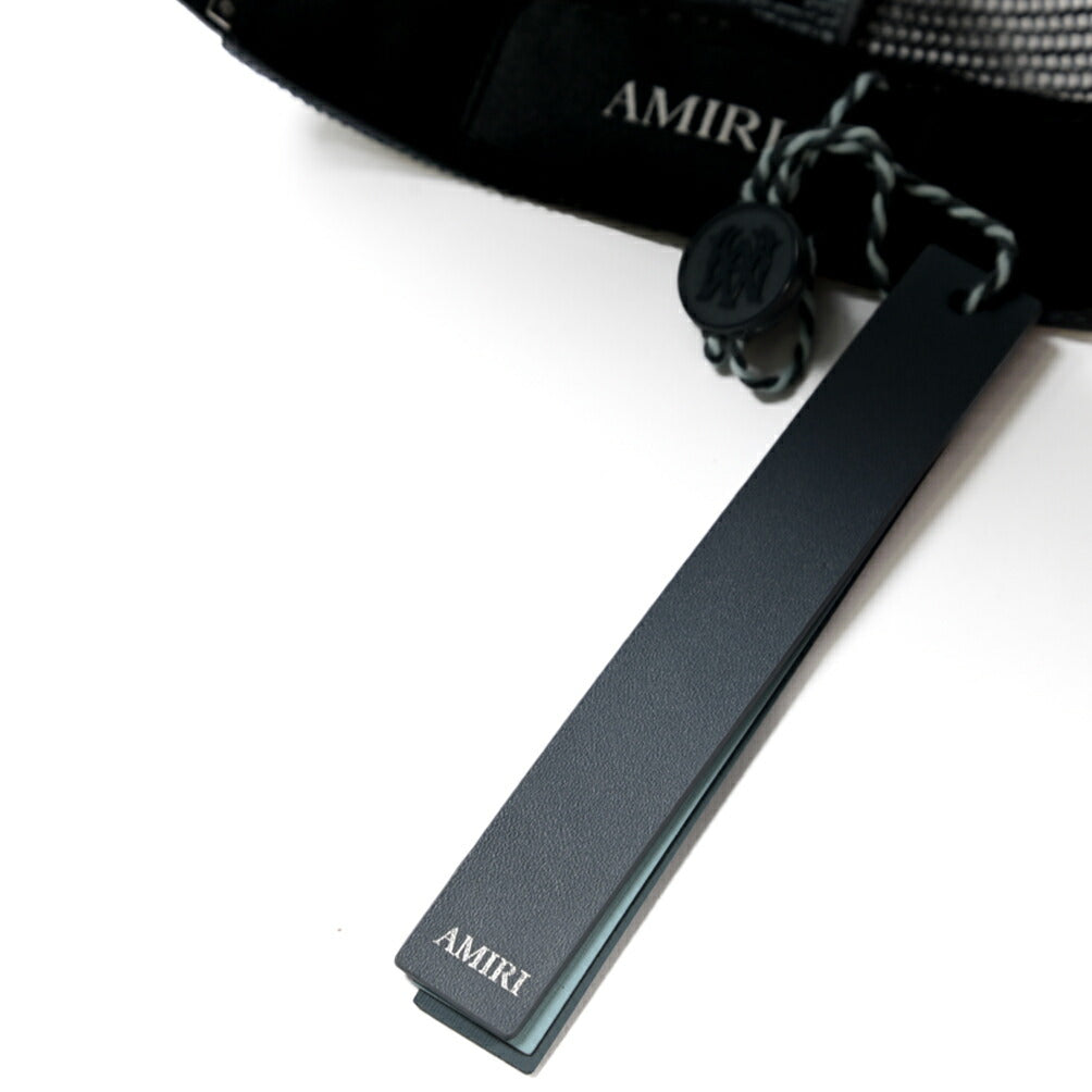 26-27AW AMIRI “MA LOGO TRUCKER” ロゴ刺繍メッシュキャップ / トラッカーハット / MADE IN USA
