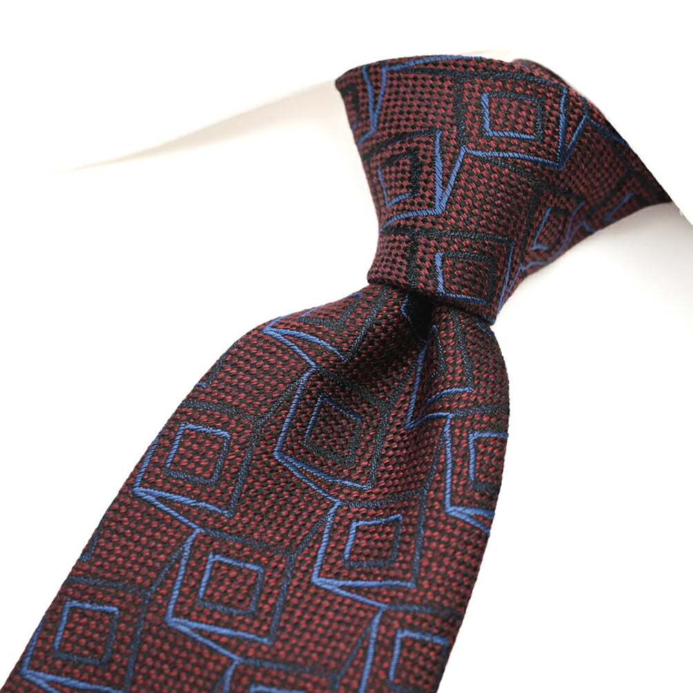 SALE｜ETON ウール混シルク 幾何柄ネクタイ – GUARDAROBA MILANO