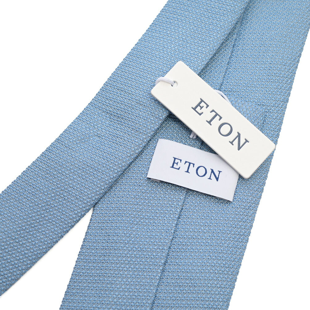 ETON シルク100% 織柄ネクタイ