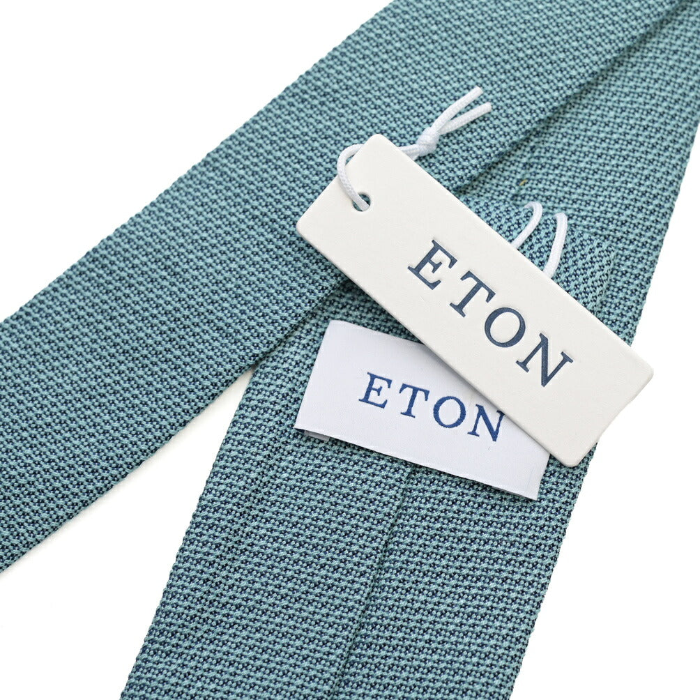 ETON シルク100% 織柄ネクタイ
