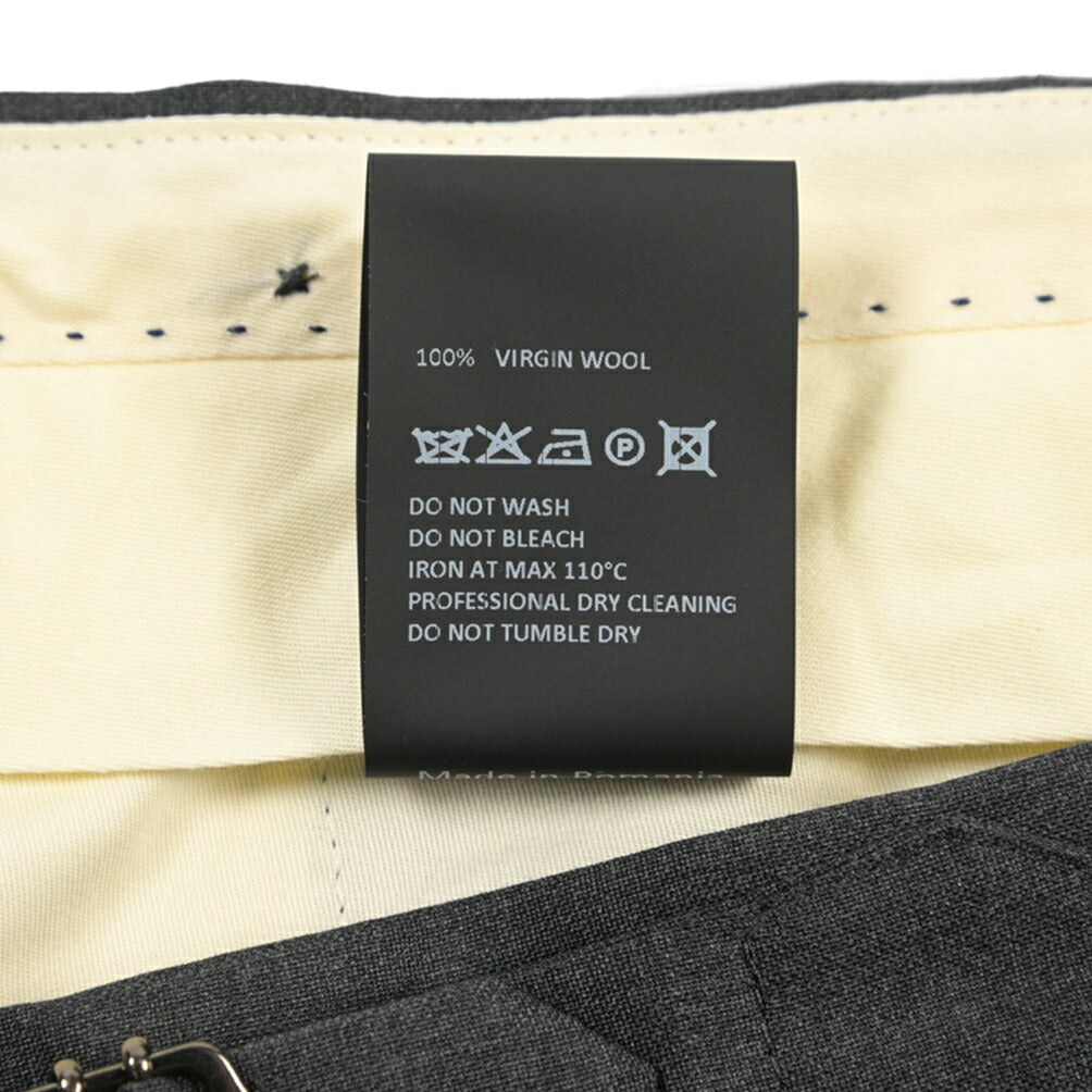 SALE|GTA “HERRICK” ヴァージンウール100% ツータックスラックス / SLIM FIT