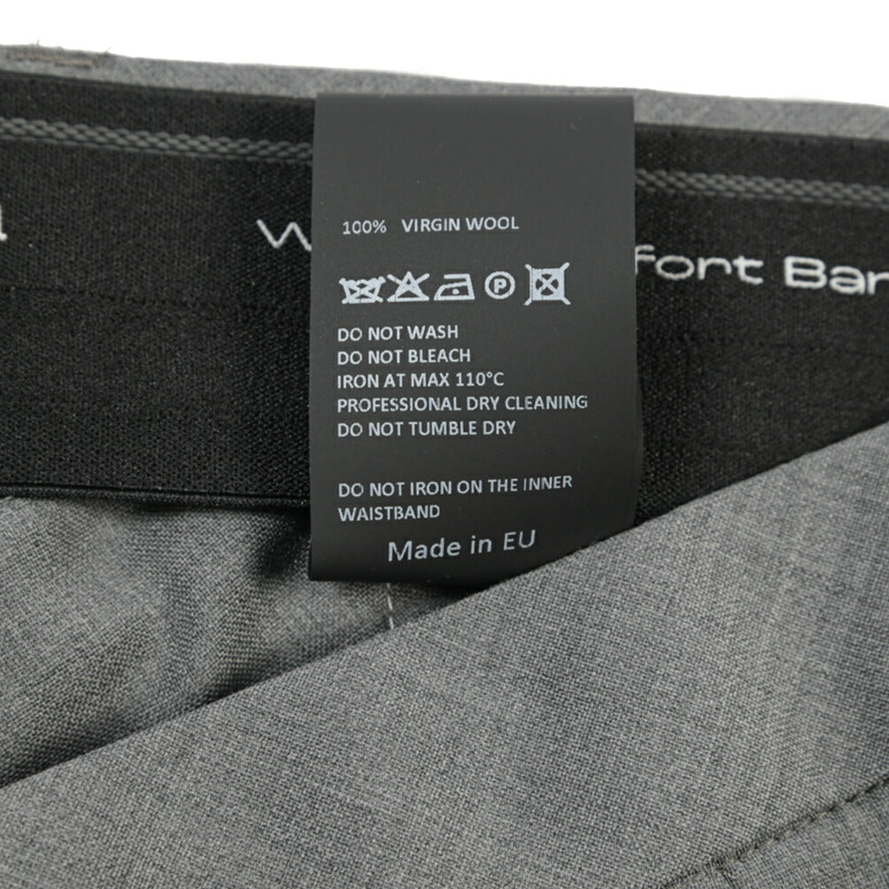 SALE|GTA “RICCARDO” ヴァージンウール100% ウエストバンド付きワンタックスラックス / SLIM FIT