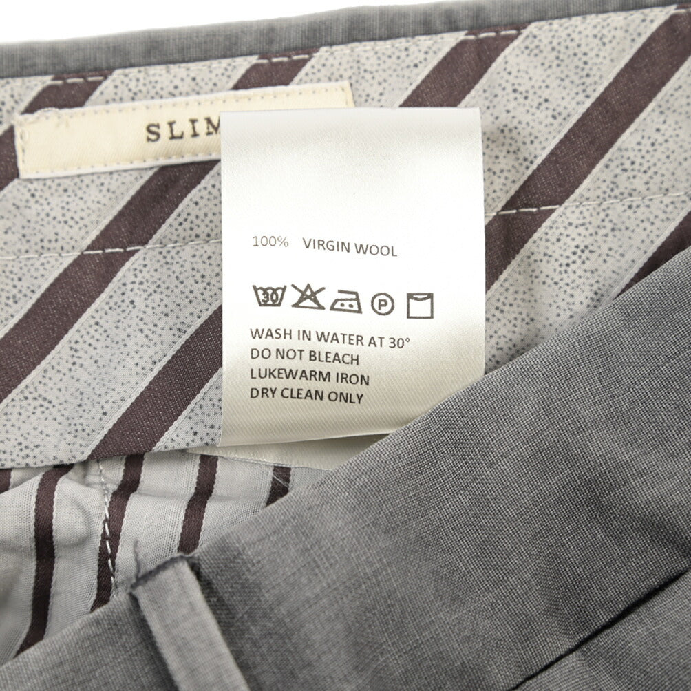 SALE|GTA “800 SL” ヴァージンウール100% ノータックスラックス / SLIM FIT
