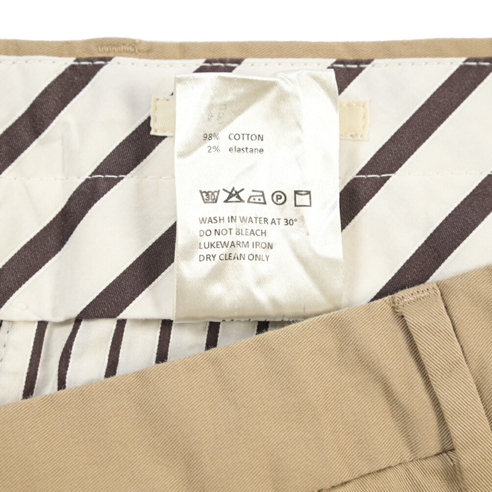 GTA “800K” ストレッチコットン ノータックチノパンツ / EXTRASLIM FIT