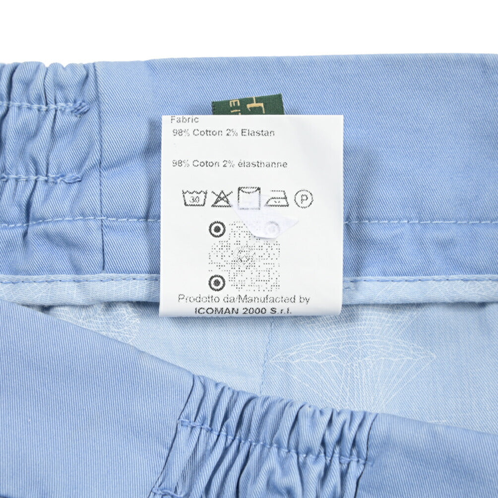 SALE|BERWICH “BERMUDA ELAX-GD” ストレッチコットン ノータックショーツ