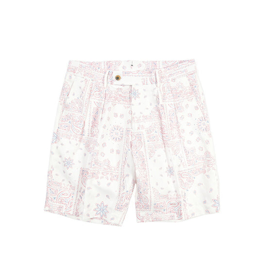 SALE|BERWICH “BERMUDA 2P” コットン100% ツータックショーツ