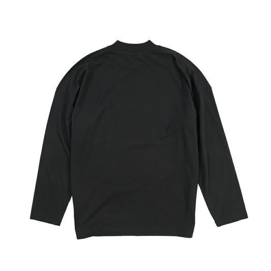 26-27AW JIL SANDER コットン100% 長袖モックネックTシャツ / BOXY FITT