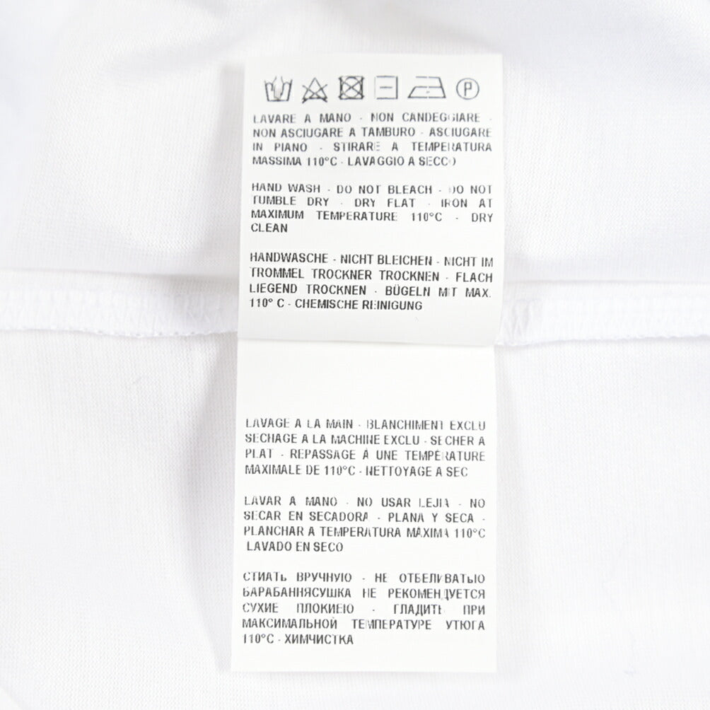 26SS GRAN SASSO マーセライズコットン100% クルーネック半袖Tシャツ / FILO SCOZIA
