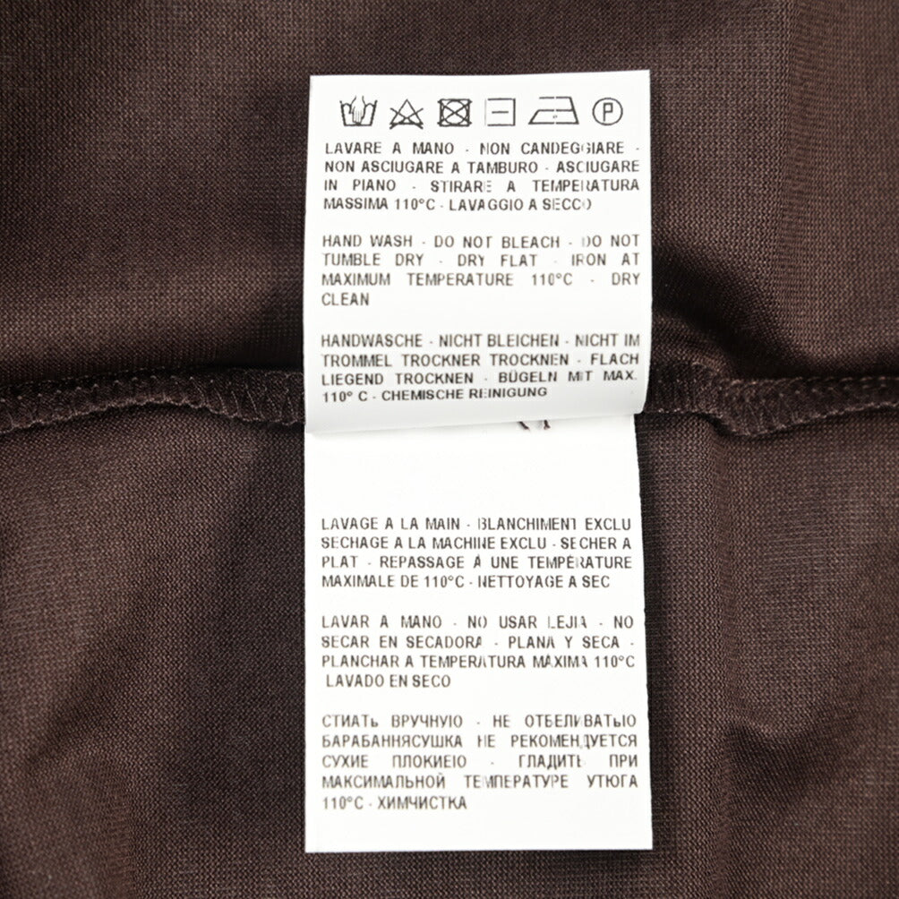 26SS GRAN SASSO マーセライズコットン100% クルーネック半袖Tシャツ / FILO SCOZIA