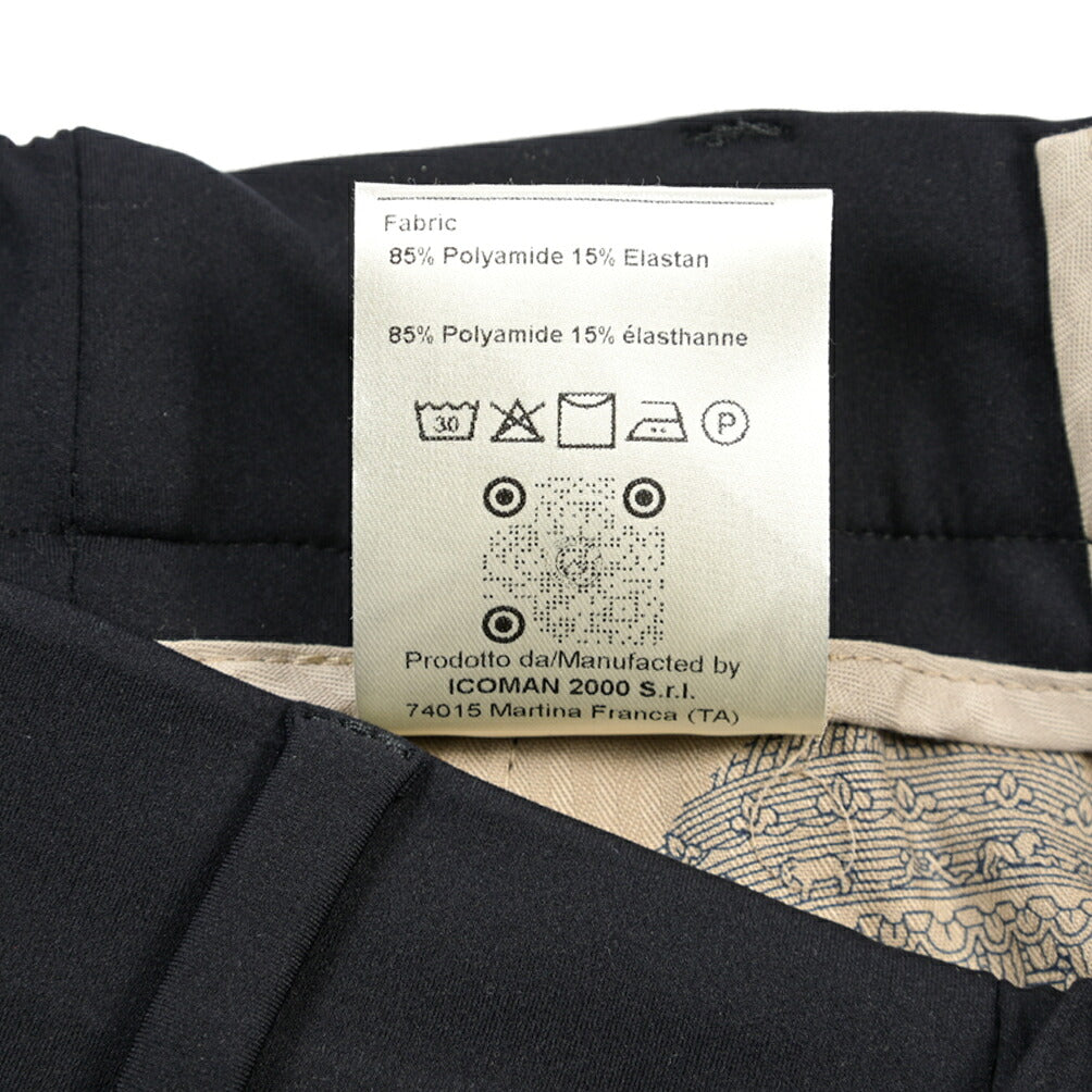 BERWICH “MORELLO ELAX” 高機能ストレッチナイロン ノータックイージーパンツ