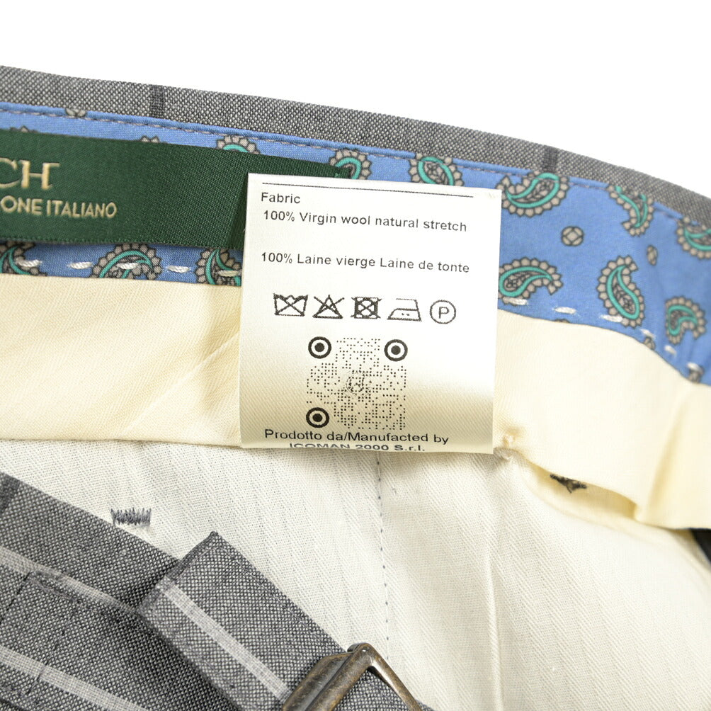 SUMMER SALE|BERWICH “RETRO 1P” ヴァージンウール100% ワンタックスラックス
