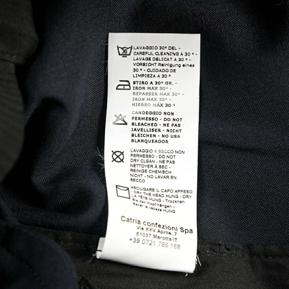 SUMMER SALE|YCHAI “PANATELA” ストレッチウール ノータックスラックス / SKINNY FIT