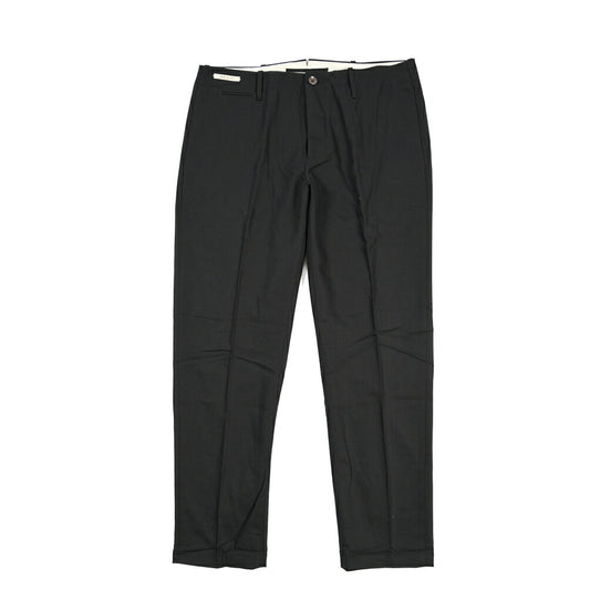 YCHAI “ROBUSTO” リネン混コットン ノータックパンツ / TAPERED FIT